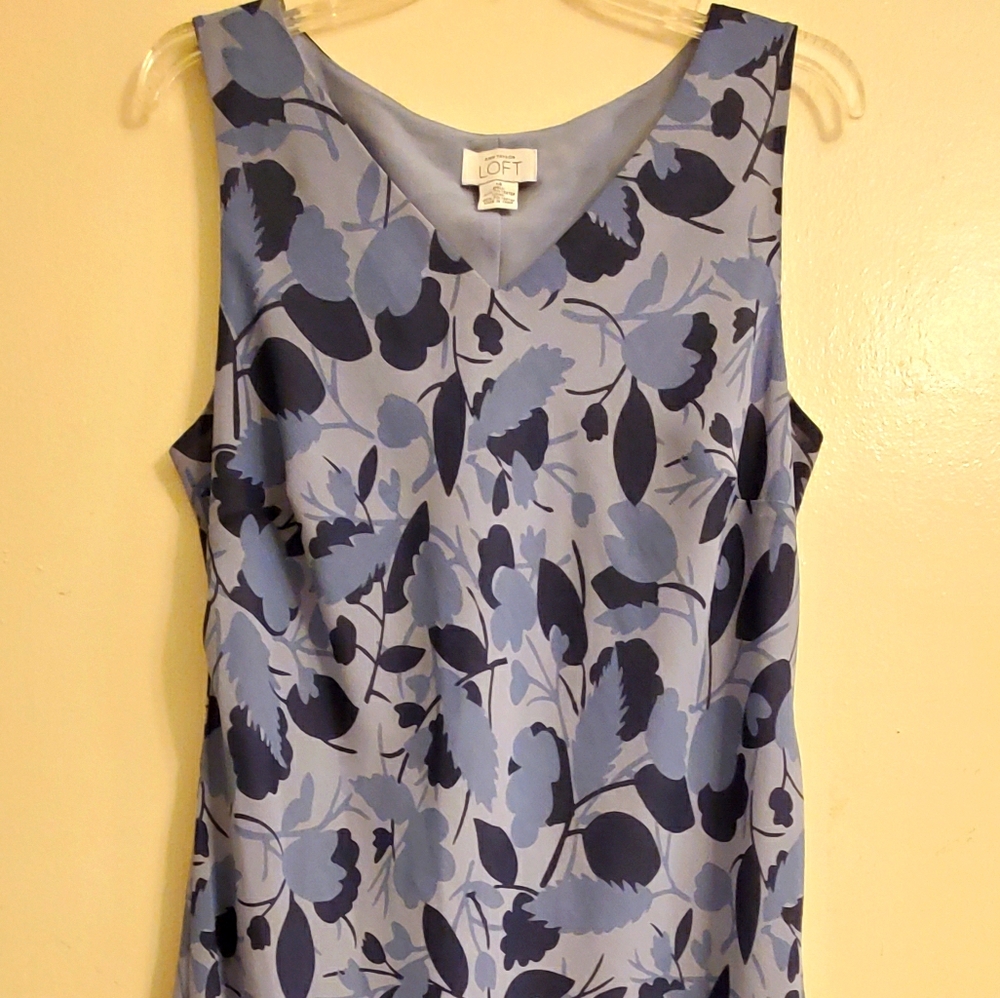 Women's Ann Taylor Loft size 14 sleeveless dress